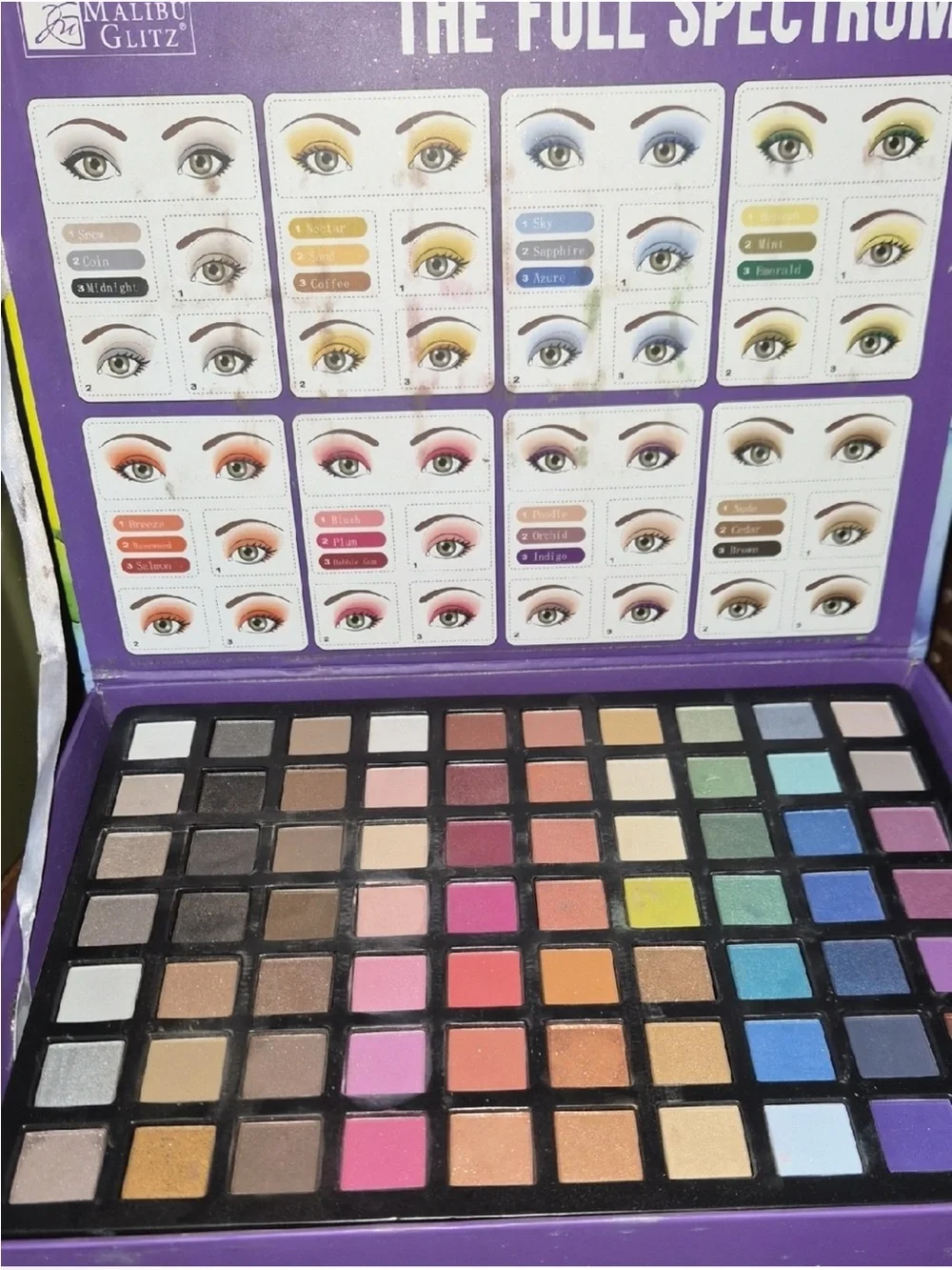 Malibu Glitz The Full Spectrum 70-Color Eyeshadow Palette - Multicolor - Picture 3 of 4